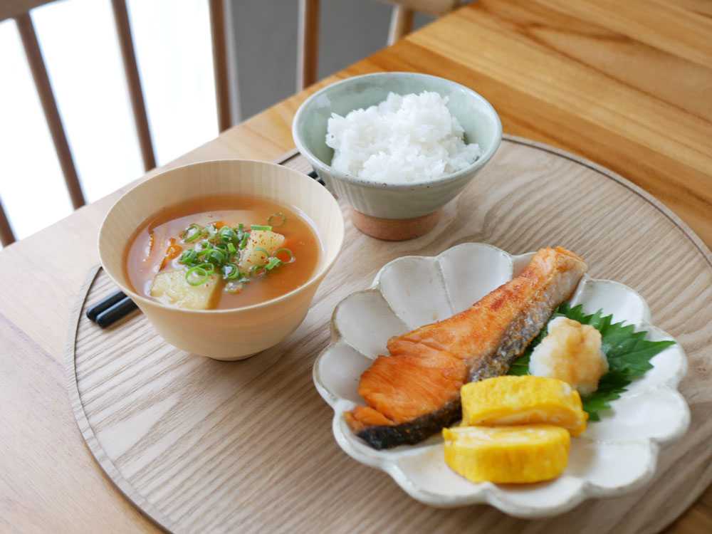天然木の汁椀