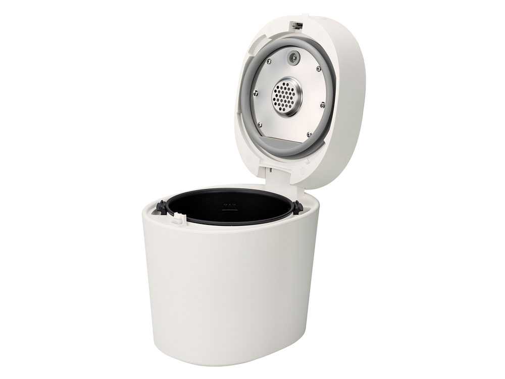 スチーム式加湿器 H220、シルバー色の蓋付き家庭用電化製品
