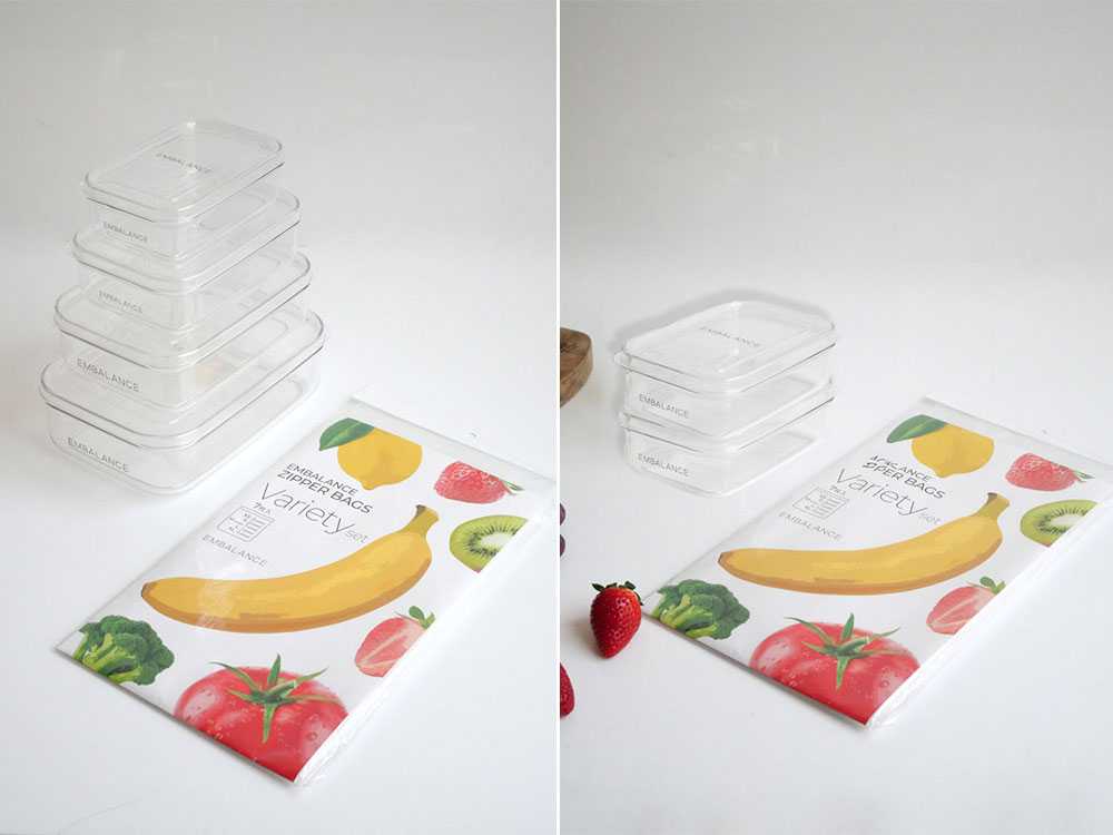 《単品》【EMBALANCE/エンバランス】食材を美味しく保つ保存容器