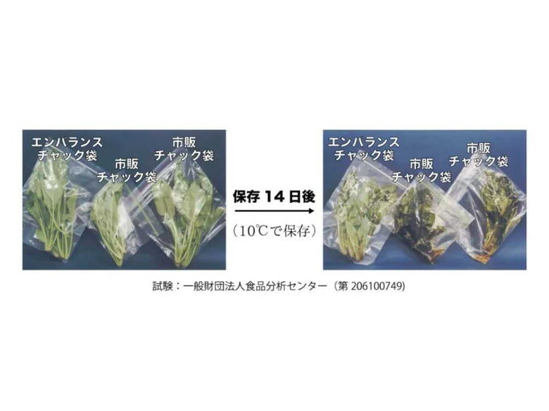 【EMBALANCE/エンバランス】食材を美味しく保つ保存容器 ジッパーバッグ / バラエティ×2(14枚セット)の仕様シーン4