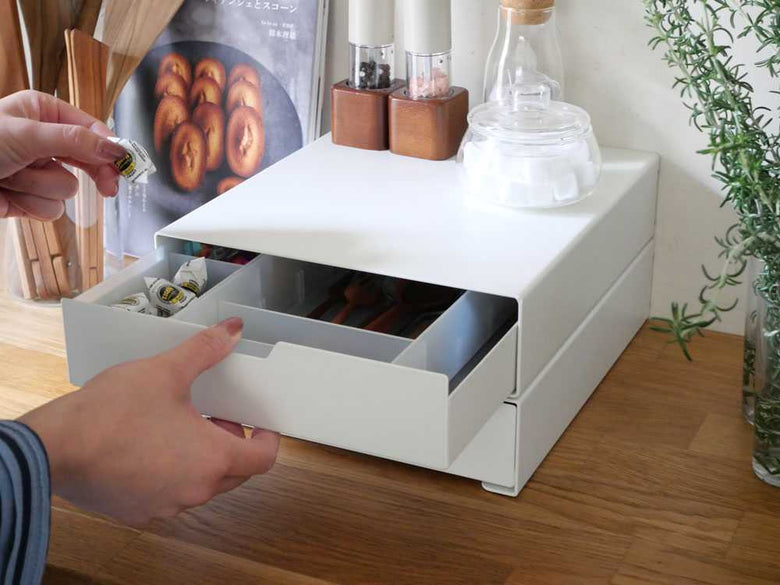≪単品≫スチール製キッチン家電下収納ラック