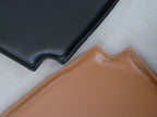 ブラウンの合皮ダイニングクッション
