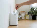 木目プリントのプラスチック製花鉢