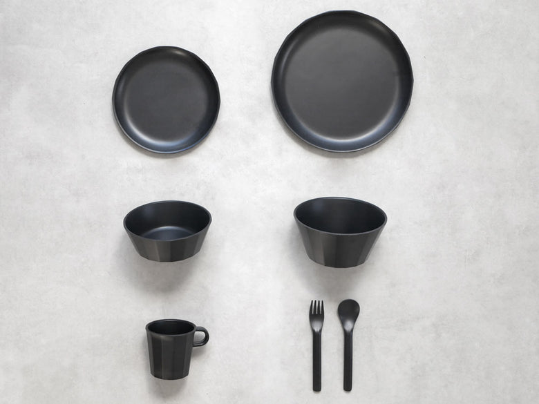 KINTO/キントーのALFRESCOボウル、竹風メラミン製のシンプルな食器