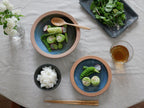 アデペシュのOTOHA陶器プレートと野菜