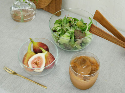 【TG / ティージー】台湾ガラスIce Cream & Dessert Bowl 500ml / Salad & Fruit Bowl 1100ml / Pudding Cup 360ml