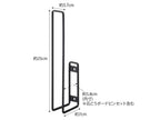 「タワー」ブランドのスチール製ウォールトイレットペーパーホルダー。白色で壁に取り付け可能、一般的な2ロール対応。